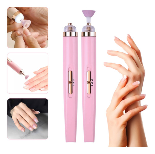 Lixador De Unhas Profissional Lixa Elétrica 5 Em 1 Cutículas