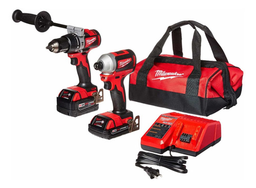 Juego De Taladro Y Atornillador Milwaukee M18 Xc 4.0