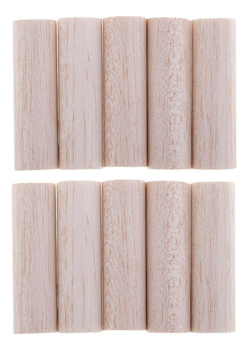 20 Piezas De De Balsa De 15 Mm Sin Terminar, Palos , Varilla