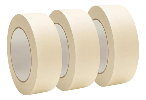 Masking Tape 36 Mm X 30 Mts Pack 3 Uni Mohican