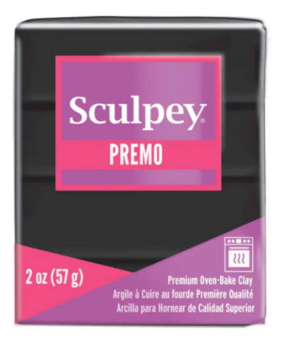 Arcilla Para Hornear Premo Sculpey - Color Negro