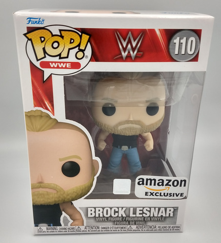 Funko Pop #110, Brock Lesnar + Protector Transparente.