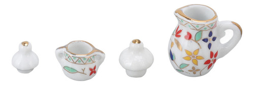 Juego De 15 Tazas De Té En Miniatura, Casa De Muñecas, Minis
