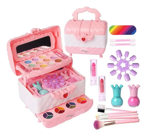 Lictin Sets De Belleza Juego De Maquillaje Lavable Para Niñas, 42 unidades