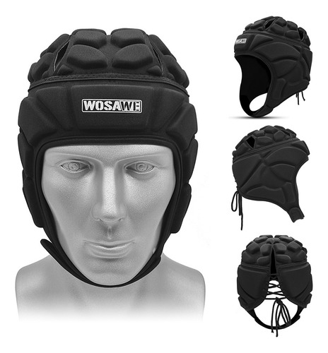 Capacete Ajustável Goleiro Esportes Futebol Futebol Rugby
