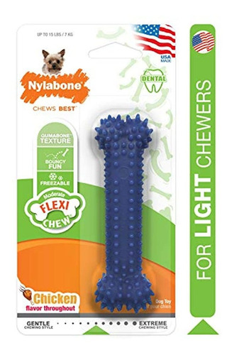 Juguete Masticable Dental Nylabone Moderate Chew Flexichew