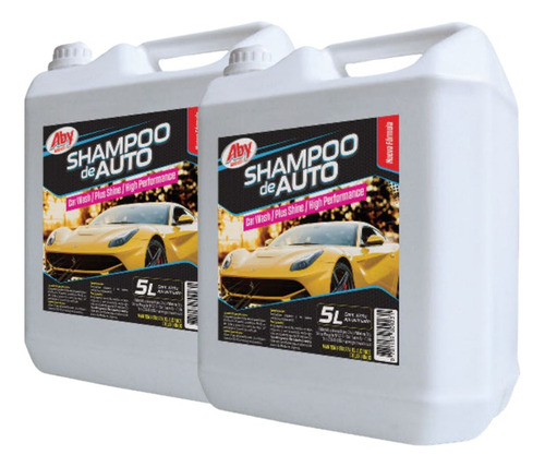 Shampoo Automotriz Ultra Concentrado 10 Litros