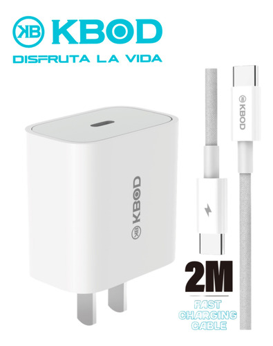 Cargador P20 Alta Velocidad 30w De Carga Rápida Usb-c Blanco Blanco