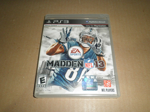Madden 25 Y 13 Nfl Ps3 (Usado)