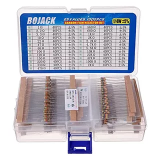 1000 Piezas Kit De Resistencia De 25 Valores 1 Ohm-1m O...