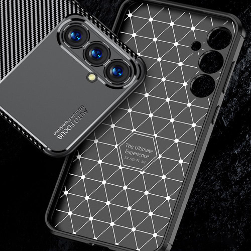 Capa Yaheldig Coques Fiber Texture Phone Shell Para Samsung