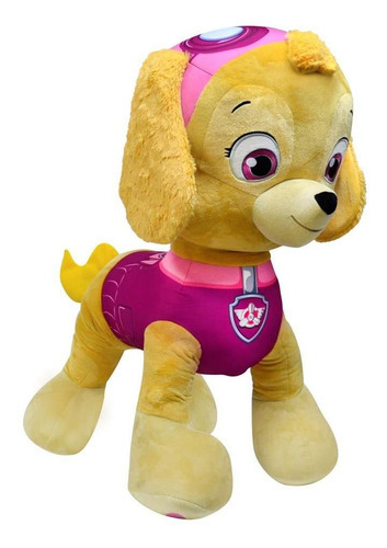 Peluche grande Skye Fast Paw Patrol de 30 cm