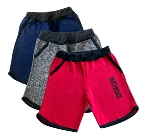 Bermuda moletom cheap masculina mercado livre
