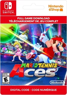 Mario Tennis Aces Nintendo Switch Código 16 Dígitos Eshop