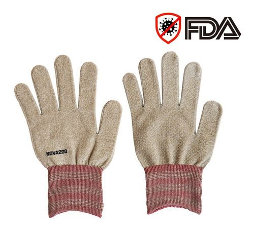 Guante Antibacterial Con Cobre Reusable Lavable De Corea