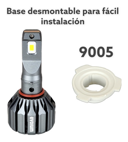 Focos Led 9005 Chevrolet Aveo 2024 2025 15000lm Luz Alta Csp