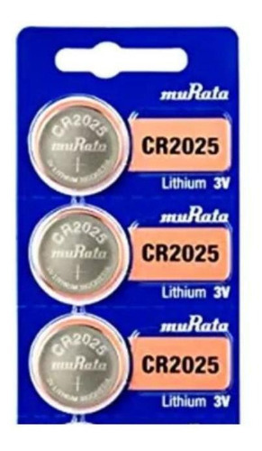 Kit de 10 baterías Murata 50 Un Cr2025 de 3 V