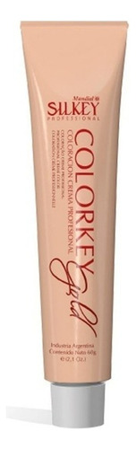  Coloración Crema Colorkey Gold - Silkey 60g Tono 4-77