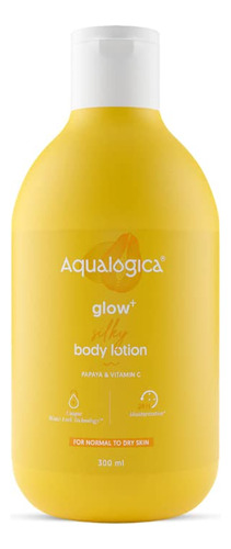 Aqualogica Locion Corporal Sedosa Glow+ Con Papaya Y Vitamin