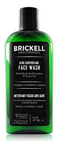 Enjuagues - Brickell Men's Acne Face Wash For Men, Natural A