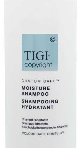 Tigi Copyright Moisture Shampoo Hidratante Pelo Seco Grande