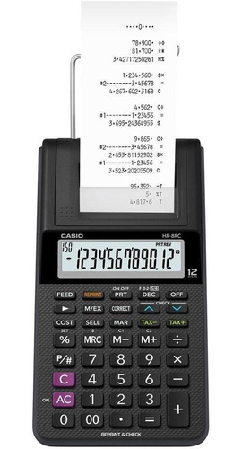 Calculadora C/ Bobina M Hr-8rc