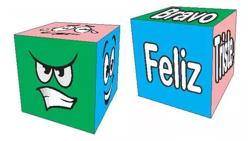 Jogo Expressões Faciais Cards e Cubos