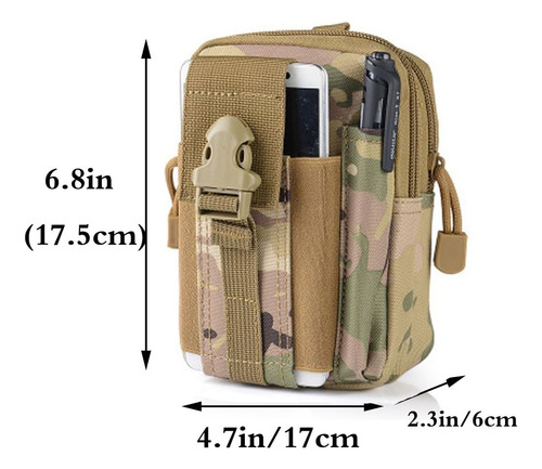 Fivelovetwo Small Multi-purpose Poly Tool Holder Edc Pouch W