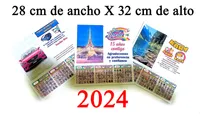 Comprar 100 Calendarios Personalizados 2021 Economico Santoral 28x32