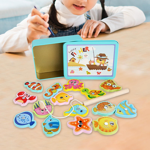 Juego De Pesca, Juego De Juguete, Habilidad Fina Para Bebés