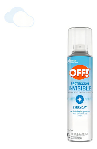 Repelente Insectos Off X3 Niños Protección Invisible Spray