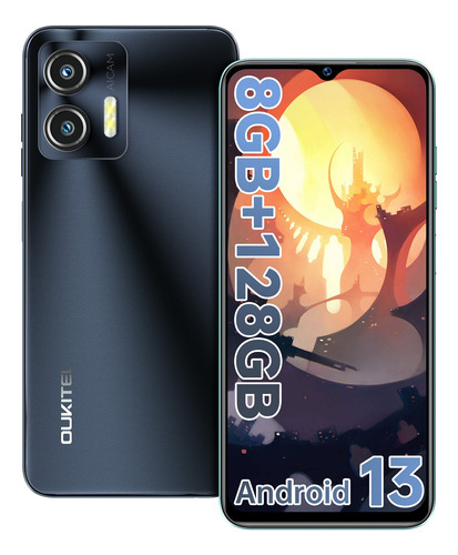Teléfono Inteligente Oukitel C36 Dual Sim 8 Gb+128 Gb Andriod13