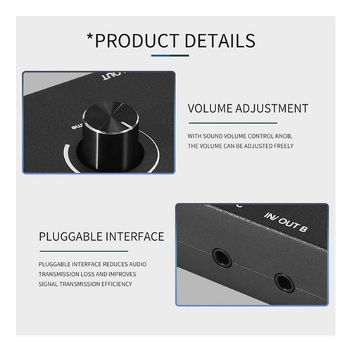 A 1 Conmutador De Audio De 4 Puertos, Conmutador De Audio