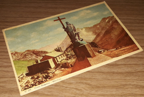Antigua Postal Mendoza Cristo Redentor - Sin Circular (Usado)