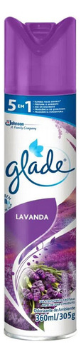 Odorizador De Ambiente Glade Lavanda 360ml Kit 5