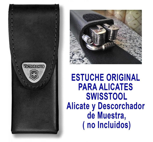 Estuche Cuero Cinturon Para Alicate Victorinox Swisstool 