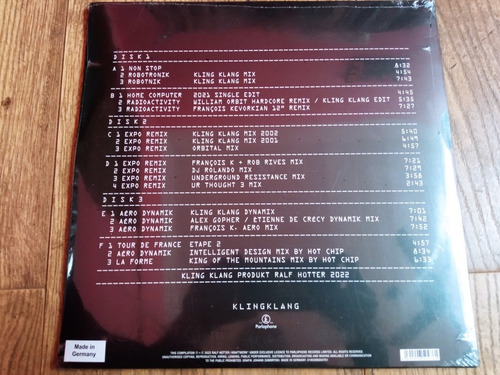 Imagen 3 de 3 de Kraftwerk Triple Vinilo Remixes