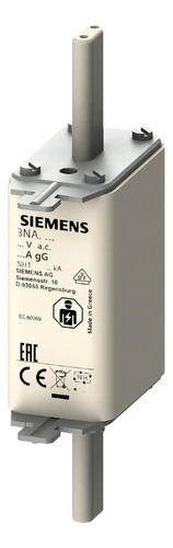 Fusible Siemens Nh (13) 63a T1 3na3122