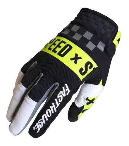 Guantes Moto Fasthouse Speed Style Domingo - Amarillo