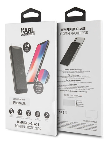 Protector De Pantalla 9h Karl Lagerfeld Para iPhone 12/12pro