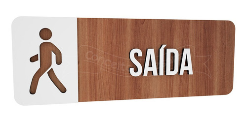Imagem 2 de 3 de Placa Informativa Saida Hotel Empresa Bar Lounge Cafeteria