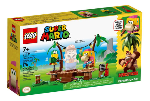 Lego Super Mario Set: Jaleo En La Jungla Con Dixie Kong.