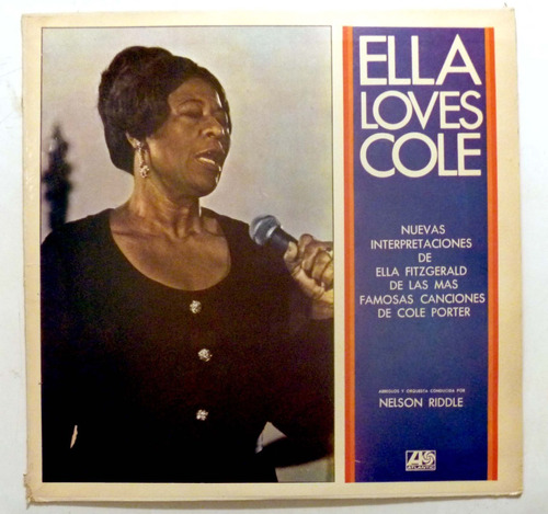 Ella Loves Cole Argentina 1973 Lp