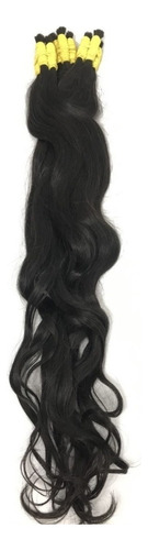 Cabelo Natural Mega Hair Liso Ondulado 70 A 75cm 300 Gramas.