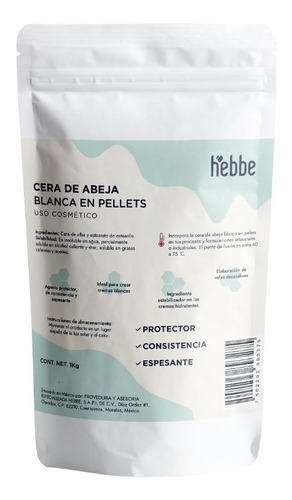 Cera De Abeja Blanca En Pellets Cosmetica Premium 1kg