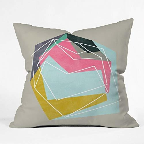 Cojín Society6 Susana Paz Fill & Stroke, 18 X18 