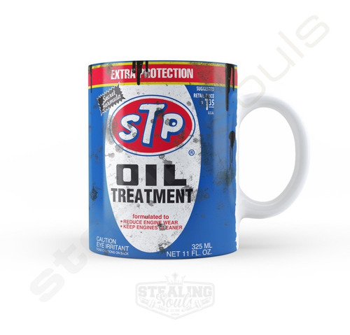 Imagen 1 de 3 de Taza De Porcelana Fierrera - Stp #01 | Oil - Aceite