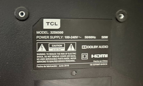 Smart Tv Portátil Tcl S-series 32s6500 Led Hd 32 (Usado)
