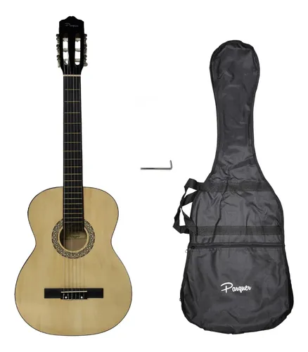 Guitarra Electrocriolla Parquer Custom con Ecualizador y Funda