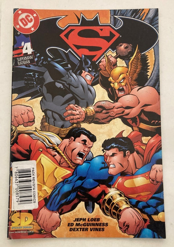 Comic Dc: Batman / Superman #4. Colección Sd